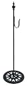 Black Metal Wreath Stand - 30 Inch