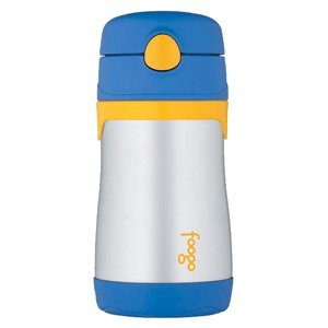 THERMOS FOOGO LEAK-PROOF STRAW BOTTLE BLUE