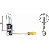 HELLA H83135071 H3 Series 55 Watt 12 V Halogen Bulb with Bullet Connectors by HELLA