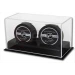 BCW Deluxe Acrylic Double Hockey Puck Display - 1 Display per Each (Quantity of 1)
