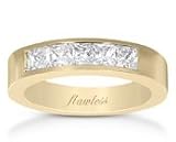 18kt Gold Channel-Set 5 Stone Wedding Band (.85 ct. tw.)