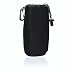Cosmos ® Black Large DSLR camera Drawstring Soft Neoprene Lens Pouch Bag Cover for Sony Canon Nikon Pentax Olympus Panasonic + Cosmos Cable Tie