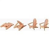 All Things Cedar Western Red Cedar Folding Andy Chair