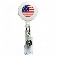 Card Reel, with American Flag Design, 1-1 4D, 24L (BAU68838) 2-Packs by 