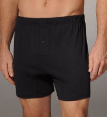 2xist Pima Button Fly Boxer 3100290703 M/Black