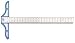 FAIRGATE Aluminum T-Square 24"