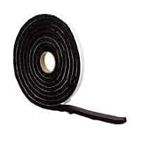 M-D Building Products 6635 Sponge Rubber Tape, 3/8-Inch-by-3/4-Inch-by-10 Feet, Closed Cell, Black
