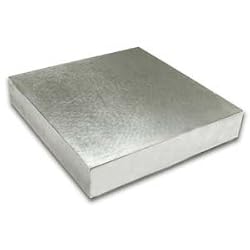 Steel Bench Block Flat Anvil Jewelers Tool 4 x 4" x 1/2"