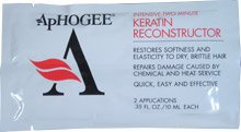 APHOGEE Intensive Two Minute Keratin Reconstructor Restores Softness & Elasticity & Repairs Damaged Hair 0.35oz/10ml (Quantity: 2 Applications)