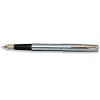 Parker Frontier GT Fountain Pen Stainless Steel with Gold-plated 23k Nib and 14k Trim Ref S0880810