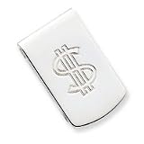 Sterling Silver Dollar Sign Money Clip