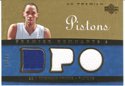 2007 Upper Deck Authentic Tayshaun Prince Triple Game-Worn Jersey Card