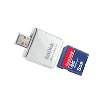 SanDisk 8 GB SDHC Card with MicroMate USB 2.0 Reader (SDSDBR-8192-A11)