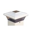 Dock Edge Solar Cap Light 4" White