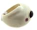 Vintage Ring Carved Ivory,Pink Sapphires and Onyx