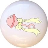 Baby Nursery Rattle Drawer Pull Knob