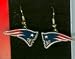 New England Patriots Logo Earrings