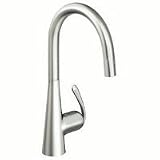21Zvn4BqhhL. SL160  Grohe 32 226 SD0 Ladylux3 Pro Main Sink Dual Spray Pull Down Kitchen Faucet, RealSteel Stainless Steel