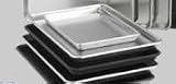 Sheet Pan Half Size - 12-7/8'' x 17-3/4'' Med. Duty, 18 Gauge, Silverstone