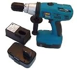 24v Cordless Drill With Hammer Action And 2 Batteries