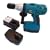 24v Cordless drill with hammer action and 2 batteries