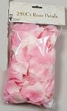 250 Ct Pink Rose Petals W/chiffon