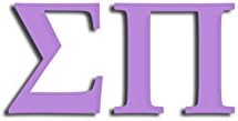 Officially Licensed Sigma Pi 6" x 3" Window Decal - Lilac