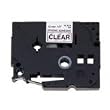 Brother 1/2 Inch x 26.2 Feet Black on White Flexible ID Tape (TZFX231)