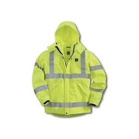 Carhartt Mens High Visibility Class 3 Waterproof Jacket Size Extra Large by Carhartt