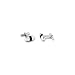 Stainless Steel Black Cuff Links with Oval Immerse Plating
