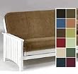 Full Size Quality Bonded Micro Suede Futon Mattress Cover, Taupe ( Peat, Lt.brown )