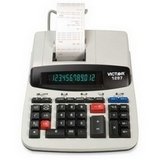 Victor 12-Dgt Backlit Disp. Commercial Calculator