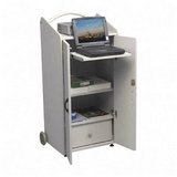 BALT 89765 ROLZ Mobile Conference Center, 23-1/2w x 17d x 41-1/2h, Gray
