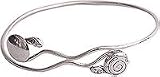 Armlet Sterling Silver Body Jewelry from India 36 gms. 4  (armlt032)