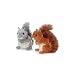 Plush Nutty Gray Squirrel 8"