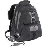 Targus BUS0014 Sport Notebook Backpack & Active Noise Cancellation Headphones Bundle