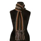 NOVICA 100% alpaca wool scarf, 'Copper Hearth'