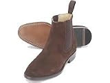 Samuel Windsor Chelsea Boots Brown Suede