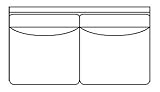 Bailey Sectional Couch: Bailey Armless Loveseat