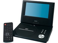 AEG CTV 4911 Tragbarer DVD-Player (17,8 cm LCD-Display, MP3, DVB-T Tuner, USB) schwarz