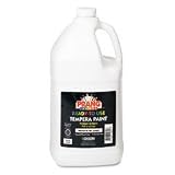 Prang 22809 Prang Ready-to-Use Tempera Paint, Gallon, White, 1 Unit