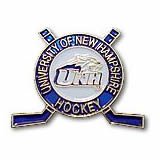 UNH Wildcats Hockey Circle and Sticks Pin