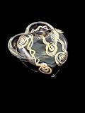 Victorian Bride Design - Hand Painted - Heart Shaped Box - 2 pieces - 4.5 inch diameter Victorian Bride Design - Hand Painted - Heart Shaped Box - 2 pie