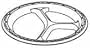SEPSMWGNP81300 - Celebrity White Foam Plate - 10-1/4in.