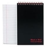 Headbound Twinwire Notebook, Legal Ruled, Black, 5 x 8 JDKE67016