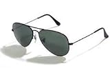 Polarized Aviator Sunglasses Black/Smoke Hunting/Fishing/Outdoor