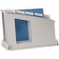 Cover image : Dokumenten-Sortierfächer, schwarz, Forex (PVC), 5 Fächer