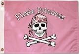 Pirate Princess Nylon 12x18 Boat Flag (Flapper)