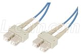 50/125 Colored Fiber Optic Duplex Cables with LC, SC and ST Connectors