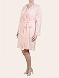 Motherhood Maternity: Plus Size Long Sleeve Scoop Neck Empire Waist Nursing Nightgown And Robe